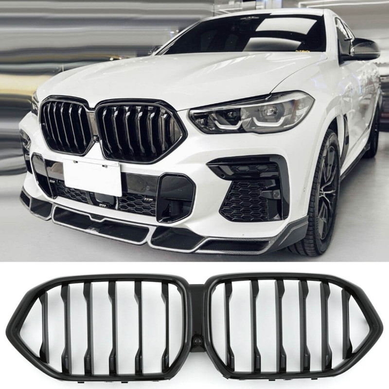 Calandre BMW X6 G06 Noir Brillant (18+)