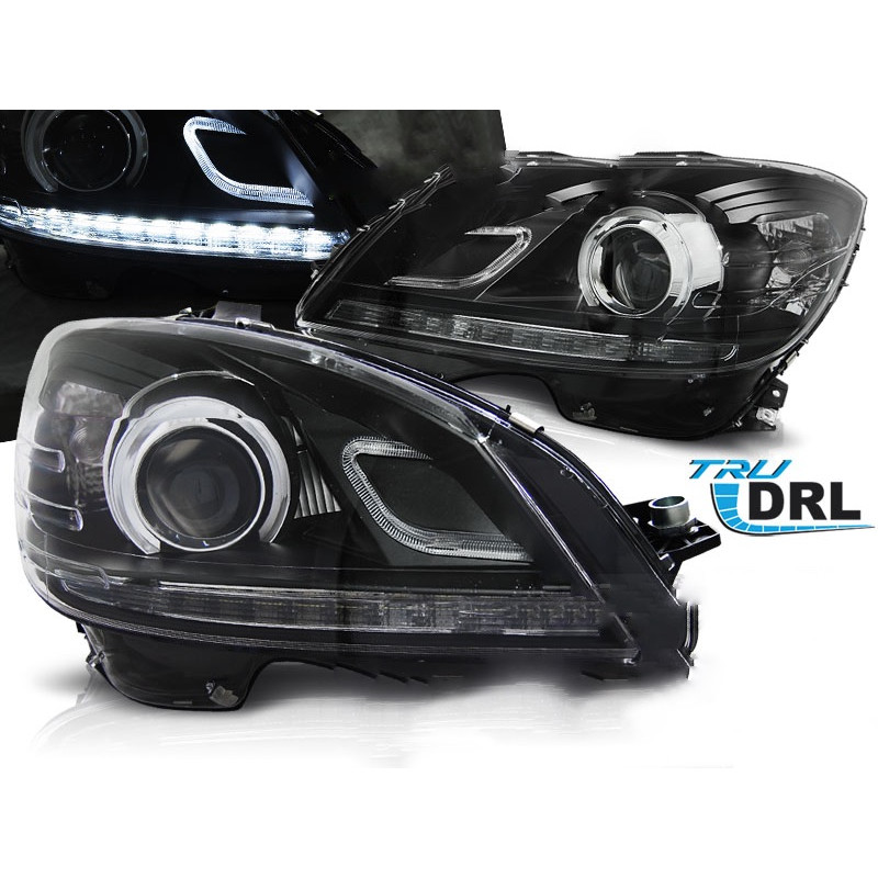 2x Phares avants à LED Mercedes Classe C W204 (07-10) Look Facelift