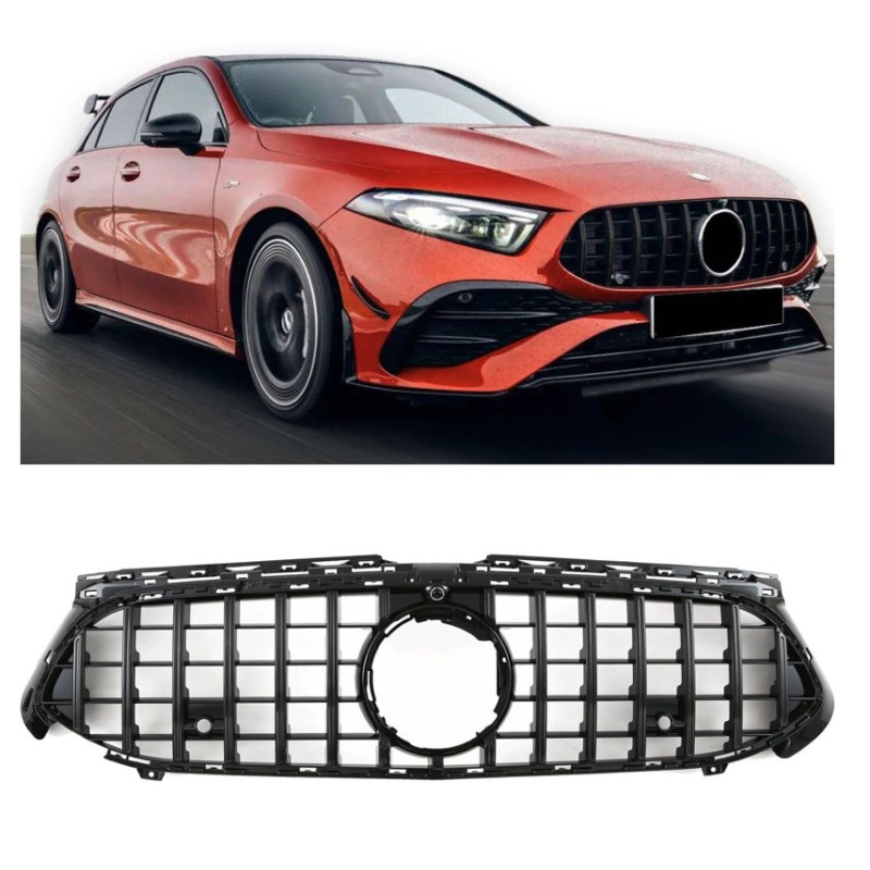 Calandre Panamericana Noir Mercedes Classe A W177 Facelift (23+)
