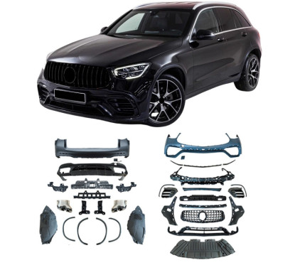 Kit carrosserie Mercedes GLC SUV X253 (20-23) Look 63 AMG