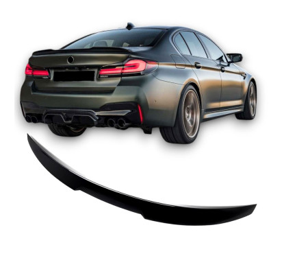 Becquet noir brillant BMW Série 5 G30 (17+) Look M5 CS