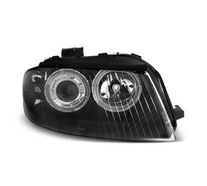 2x Phares Angel Eyes Audi A3 8P (04-08)