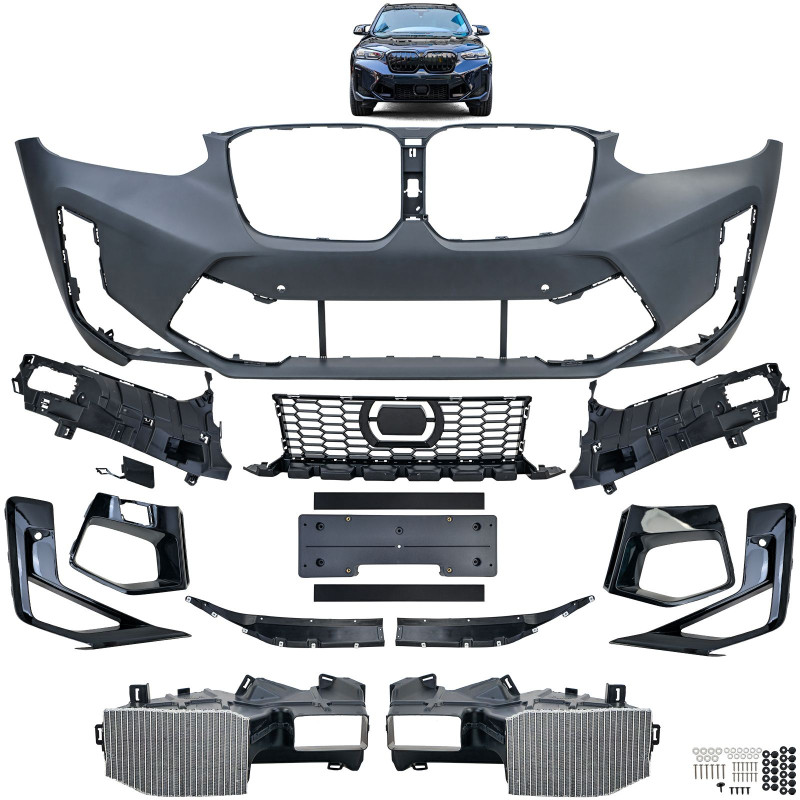 Pare choc avant BMW X3 G01 et X4 G02 Look Sport Design (21+)