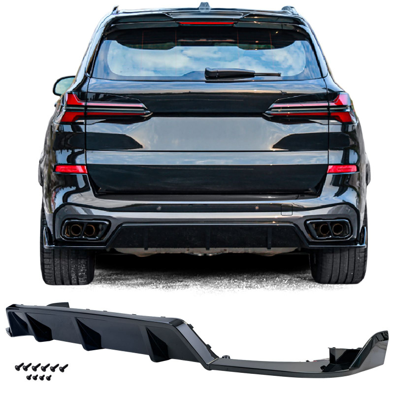Diffuseur arrière noir brillant BMW X5 G05 (18+) Look M Performance