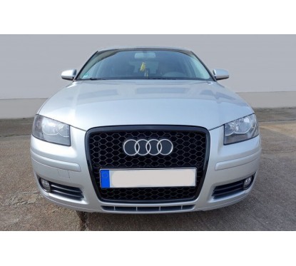 Calandre Noir brillant Audi A3 8P Look RS3 (04-08)