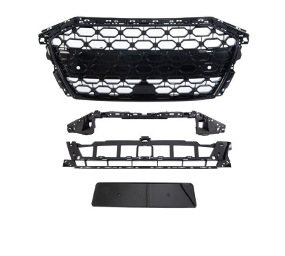 Calandre Audi A3 8Y Look RS Noir brillant (20-24) v2
