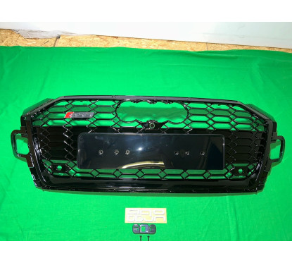 Calandre Audi A5 B9 F5 Noir brillant (19-24) Look RS5