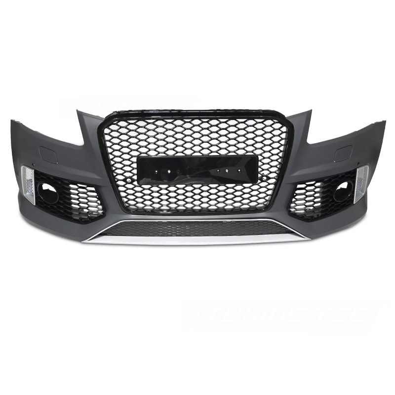GRILLE AVANT DROITE DE PARE-CHOCS AVANT AUDI Q5 (17-20) - GRIS / CHROME