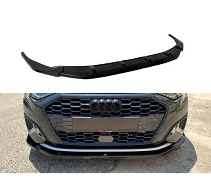 Rajout de pare-choc avant noir brillant Audi A3 8Y (20+) v2