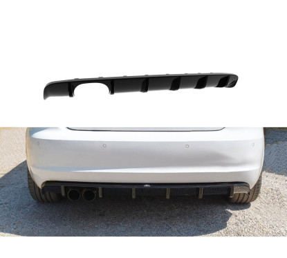 Diffuseur arrière Noir brillant Audi A3 8P sportback Facelift (08-12) Look RS3