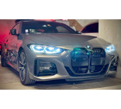 Grille de Calandre Noir Brillant BMW Série 4 G22 Coupé & G23 Cabriolet (20+)