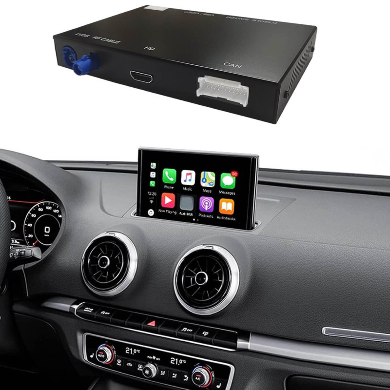 Module CarPlay & Android Auto Audi A3, A4, A5, A6, A7, A8, Q5 et Q7 (12-19)