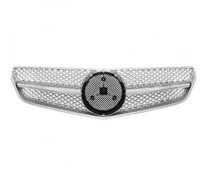 Calandre Mercedes Classe E Coupe Cabrio C207 A207 Silver/Chrome (09-12)