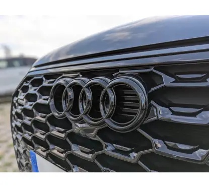 Logos avant + arrière Audi noir Brillant Audi A1, A3, A4 et A5