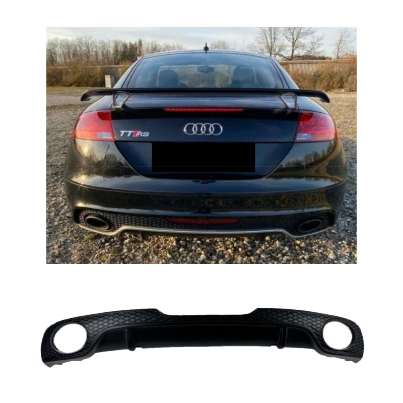 Diffuseur arrière Audi TT 8J coupé / cabriolet S-line (06-14) Look TTRS