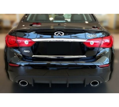 Diffuseur noir brillant pour Infiniti Q50 (13+)