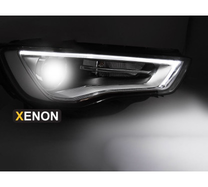 2x Phares halogènes vers xénon Audi A3 8V (12-16)