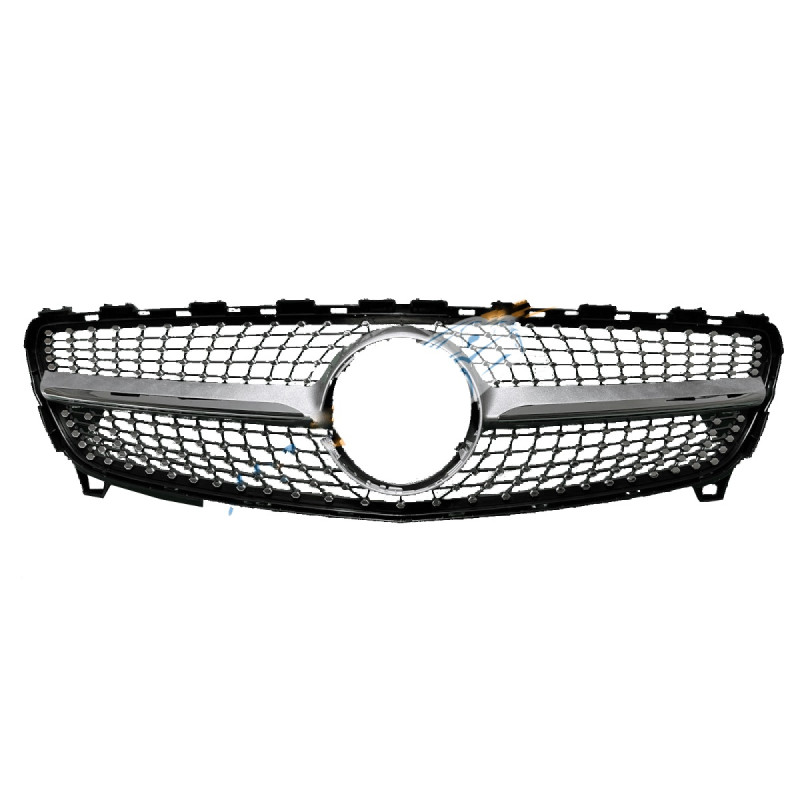 Calandre Mercedes Classe A W176 Diamant (16-18) Silver
