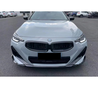 Rajout de pare choc avant Noir Brillant BMW Série 2 G42 (21+) Avec Pack M