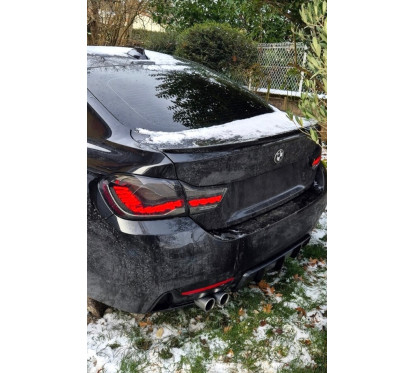 Becquet Noir Brillant BMW série 4 F36 Gran coupé (14+) Look M4 CSL