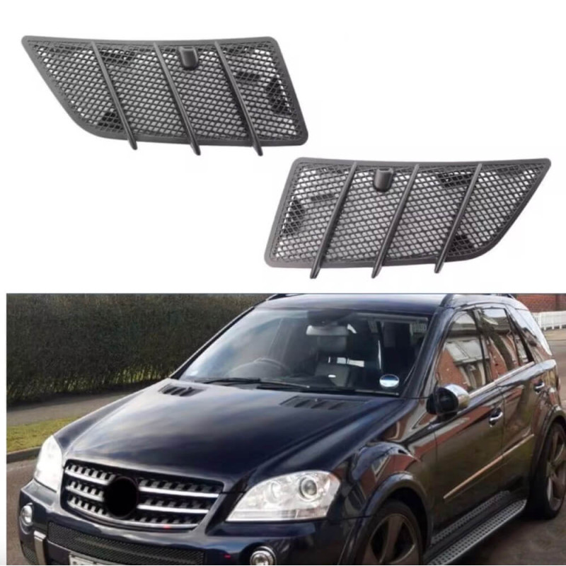 Grille de Capot Noir Mercedes ML W164 (05-11)
