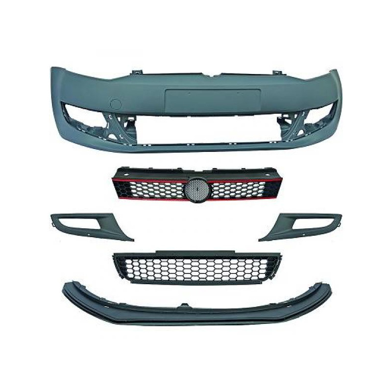 Pare choc avant Vw Polo 6R Look GTI (09-14)