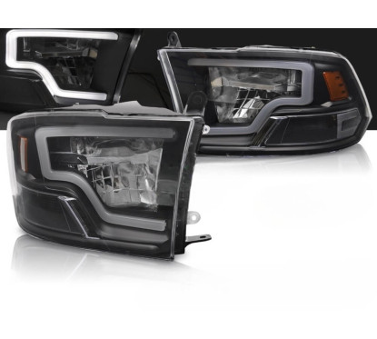 2x Phares avant Dodge Ram Tube Led (09-18)