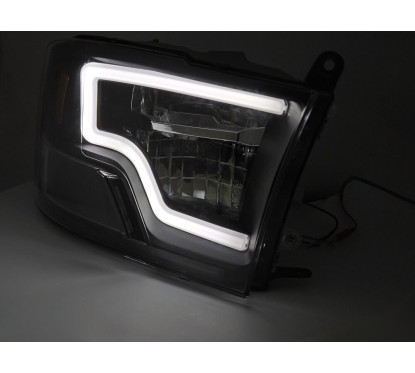 2x Phares avant Dodge Ram Tube Led (09-18)