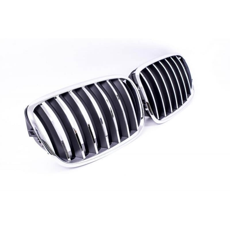 2x Grilles de Calandre BMW X5 E70 Chrome (07-13)