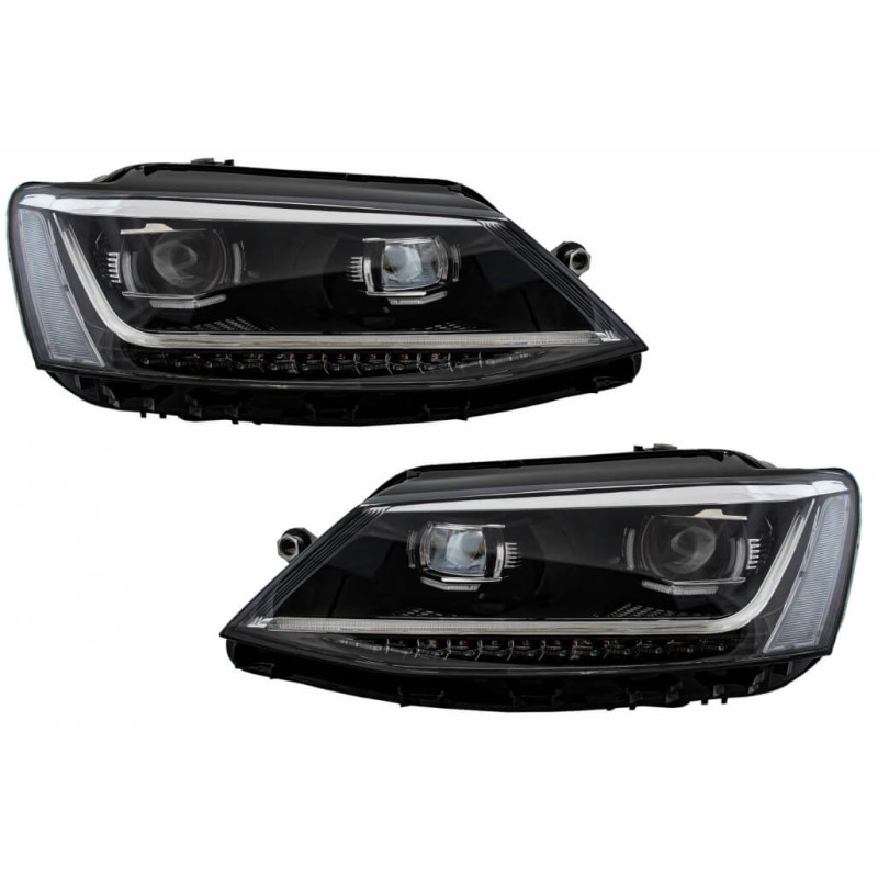 2x Phares Vw Jetta MK6 LED Look Xenon matrix (11-17)