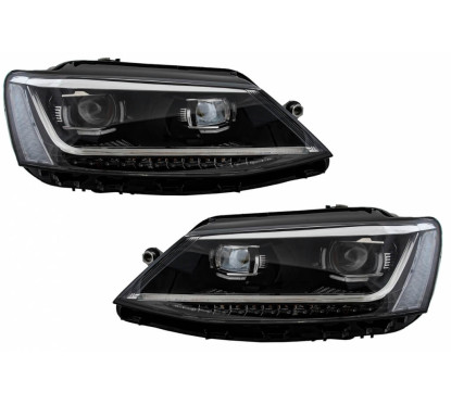 2x Phares Vw Jetta MK6 LED Look Xenon matrix (11-17)