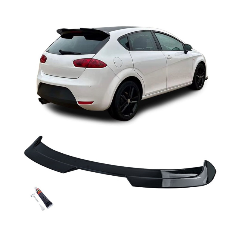 Becquet Seat Leon 1P1 Noir Brillant (09-12)