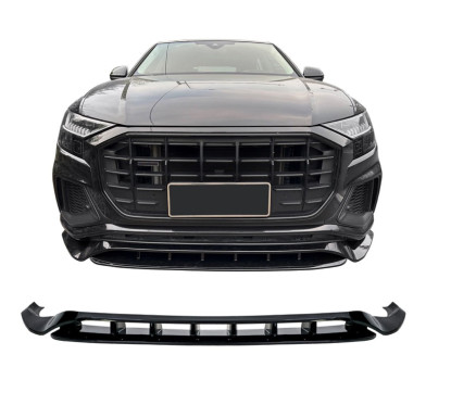 Rajout de pare choc avant Noir brillant Audi Q8 18+