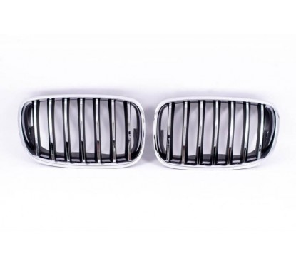 2x Grilles de Calandre BMW X5 E70 Chrome