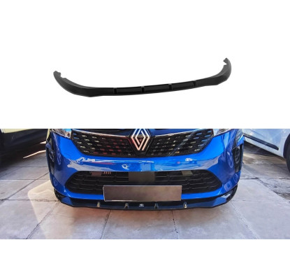 Rajout de pare-choc avant noir brillant Renault Clio 5 Facelift (23-25)