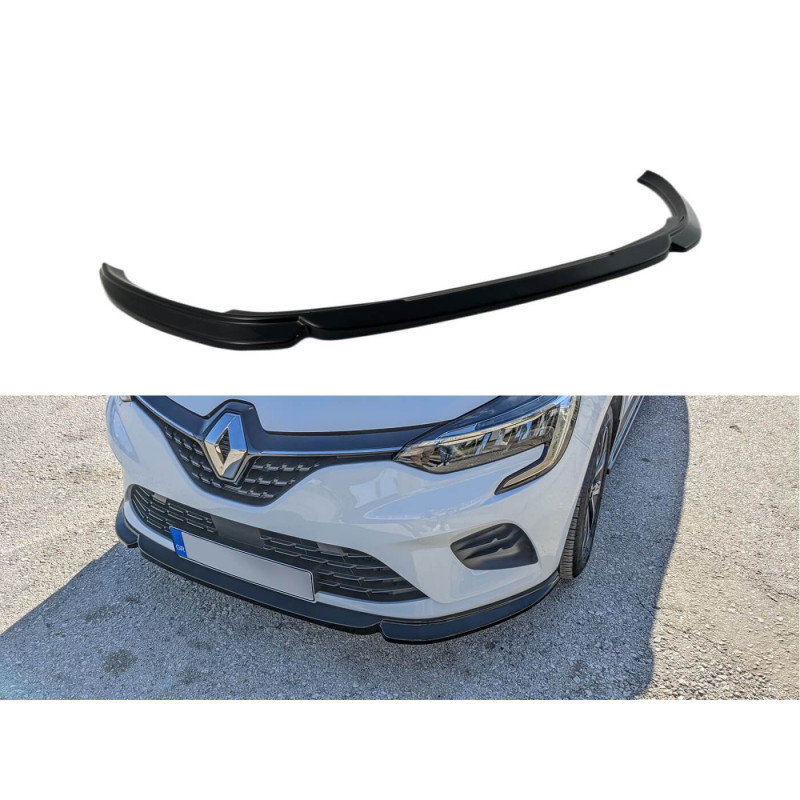 Rajout de pare-choc avant noir brillant Renault Clio 5 (19-23)
