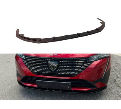 Rajout de pare-choc avant noir brillant Peugeot 308 (21+)