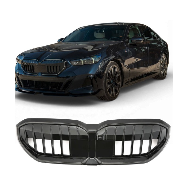 Grille de calandre BMW Série 5 G60 & G61 Noir brillant + LED (23+)