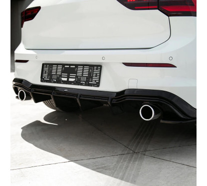 Diffuseur arrière Vw Golf 8 GTI, GTD, GTE, R-LINE (20-24) Look R