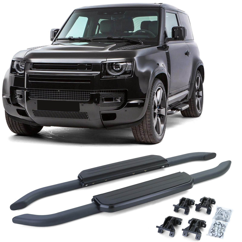 2x Marches pieds Land Rover Defender (19+) 3 portes