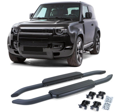 2x Marches pieds Land Rover Defender (19+) 3 portes