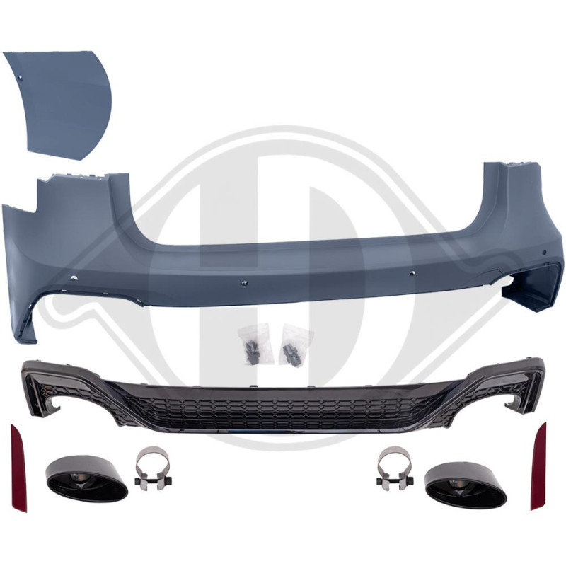 Pare choc arrière Audi A6 C8 Avant (18-23) Look RS6 Pare choc arrière Audi A6 C8 Avant (18-23) Look RS6