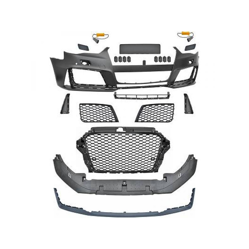 Pare-choc avant Audi A3 S3 8V Coupe / Sportback (2012-2016) Look RS3