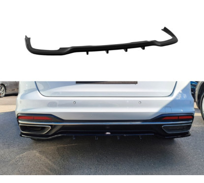 Rajout de pare choc arrière Noir Brillant Audi A4 B9 (19-24)