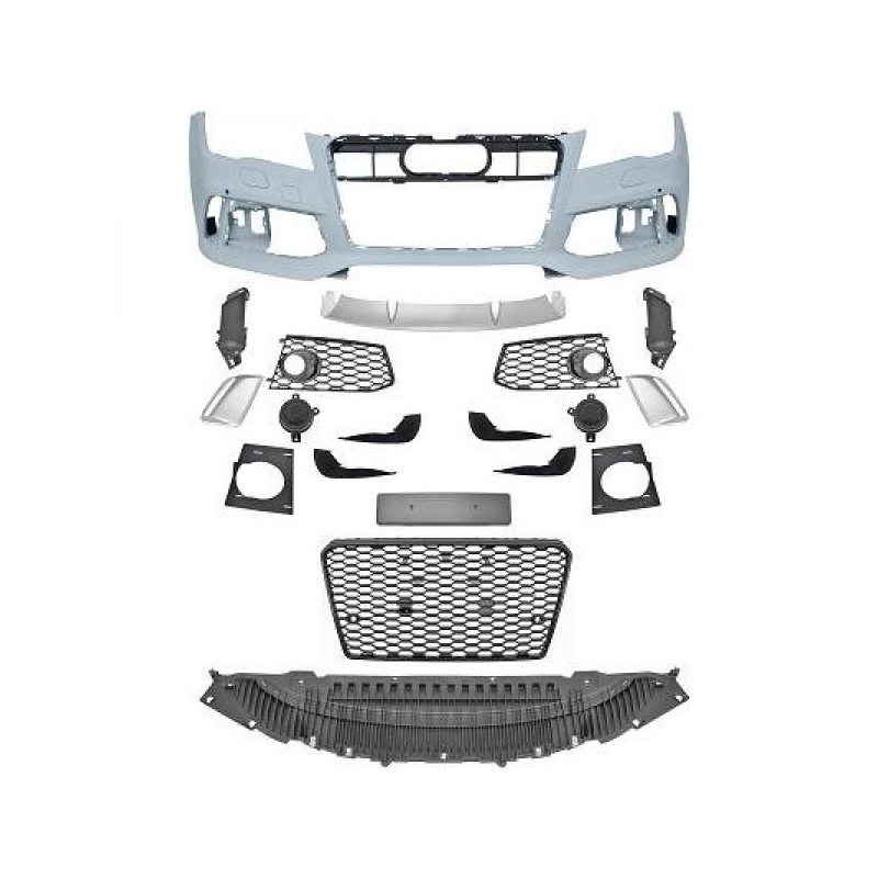 Pare chocs avant + calandre Audi A7 4G (10-14) Look RS7