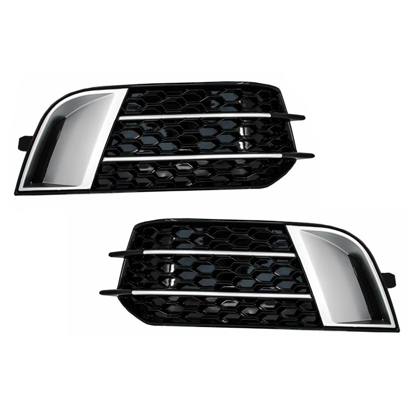 2x Grilles de pare choc avant adaptable sur Audi A1 8X (10-15)