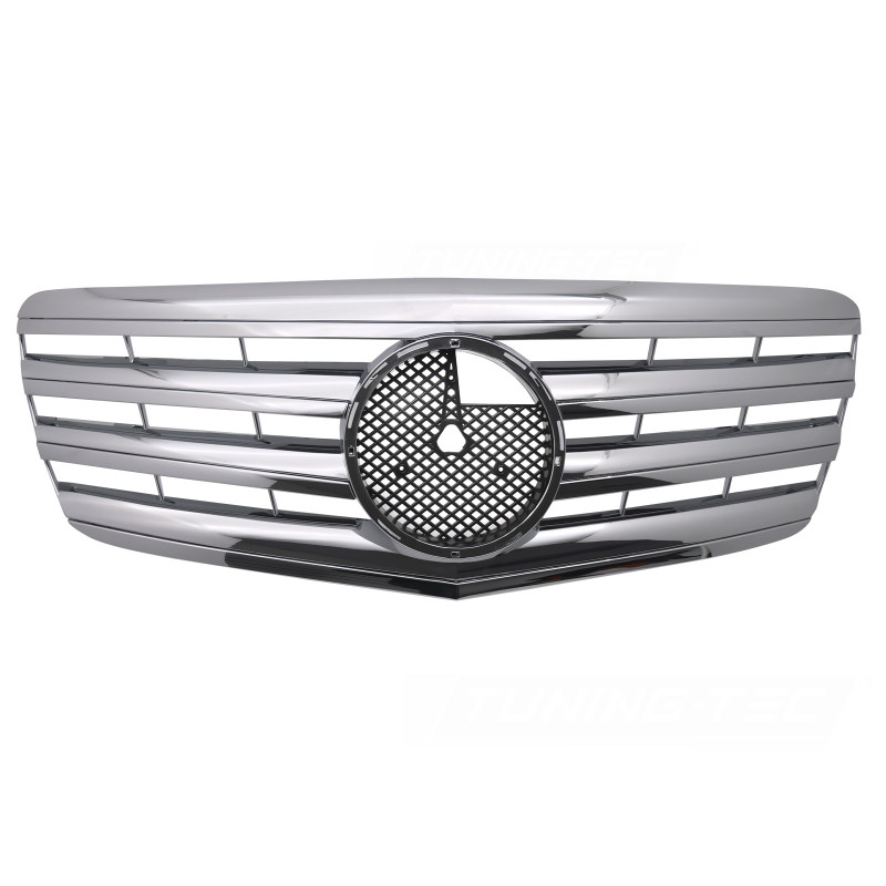 Calandre Mercedes Classe E W211 (06-09) Gris et chrome Look CL
