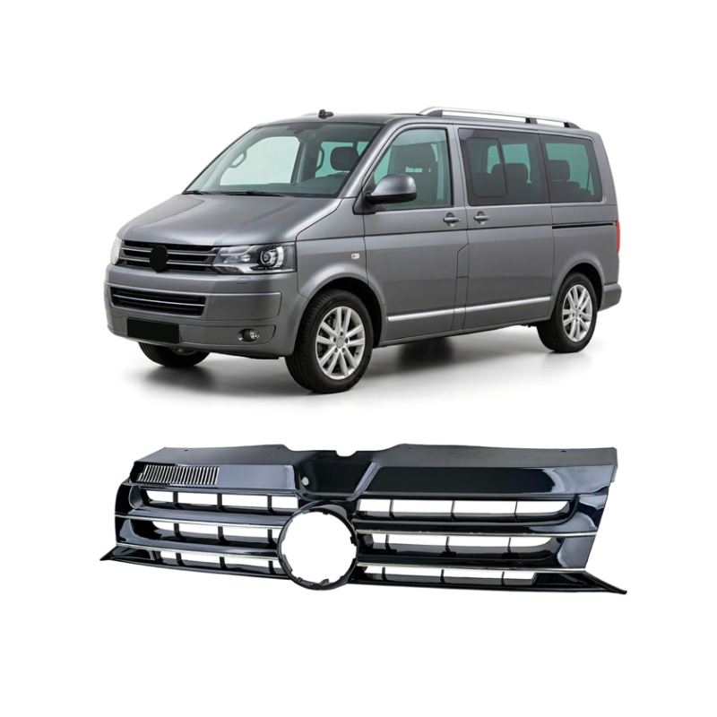 Calandre VW T5 Noir et chrome  (09-15)
