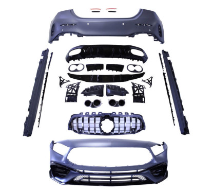 Kit carrosserie Mercedes Classe A V177 Berline (18-22) Look A45 AMG