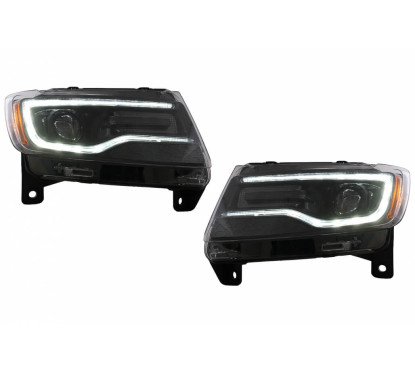 2x Phares Full LED Chrysler Jeep Grand Cherokee (11-13)